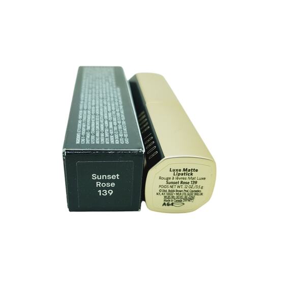 Bobbi Brown Luxe Matte Lipstick Sunset Rose 139 - Picture 3 of 3